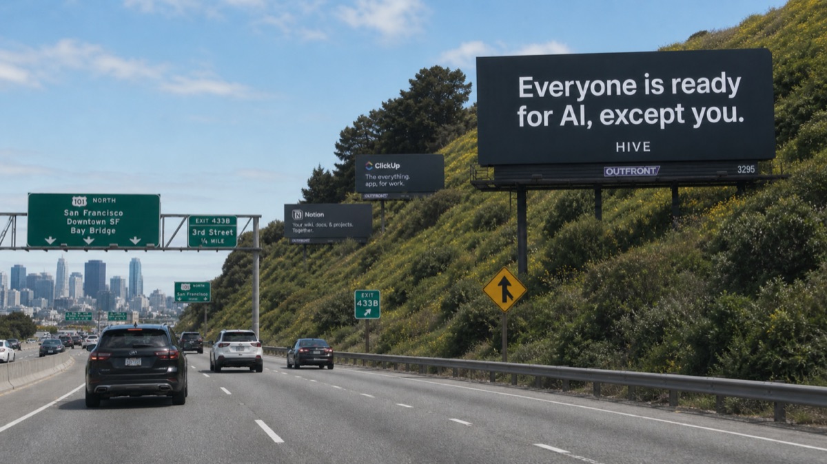 Not a real billboard.